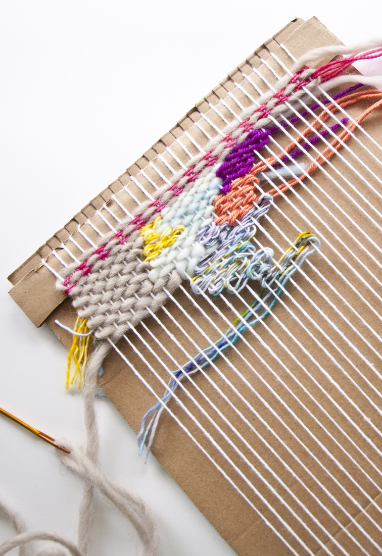 How To Make A Cardboard Loom | The Weaving Loom